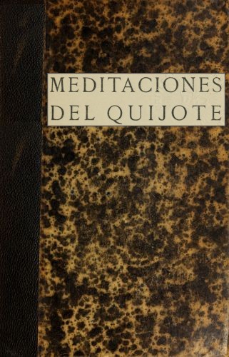 Meditaciones del Quijote cover