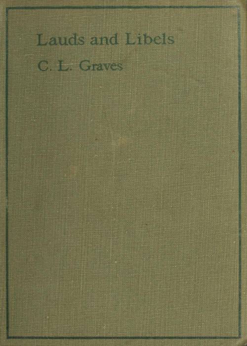 Lauds and libels cover