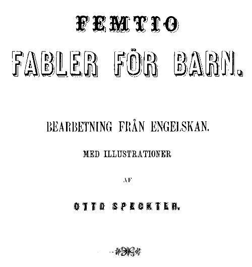 Femtio fabler för barn cover