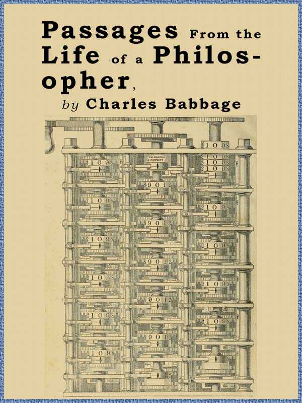 Passages from the Life of a Philosopher cover