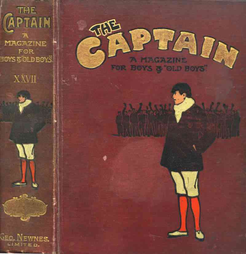 Three short stories from "The Captain" volume XXVII / How Dymock Came to Derry; Jack Devereux's Scoop; The Powder Hulk cover