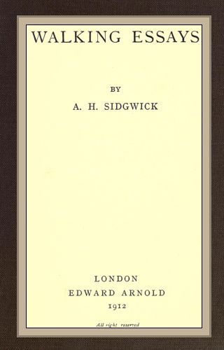 Walking essays cover