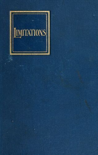 Limitations: A Novel cover