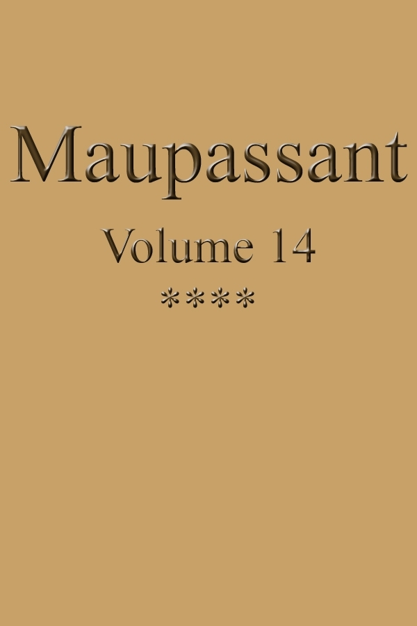 Œuvres complètes de Guy de Maupassant - volume 14 cover