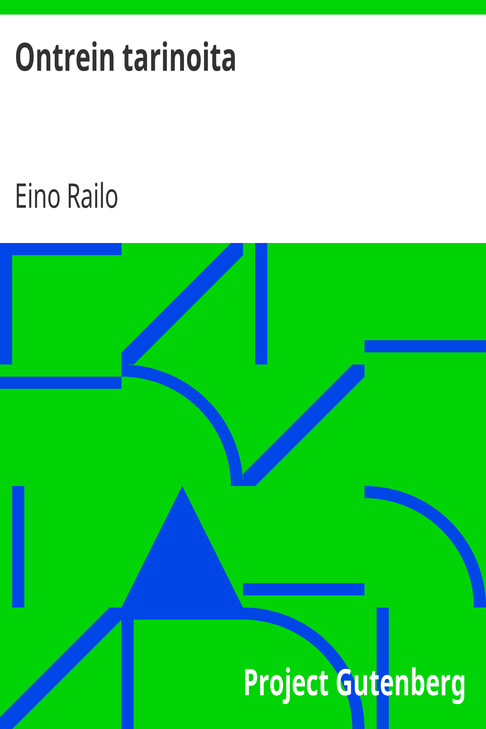 Ontrein tarinoita cover