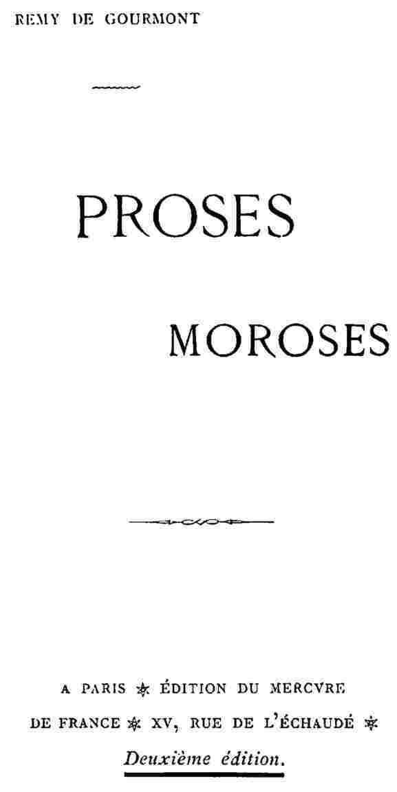 Proses moroses cover