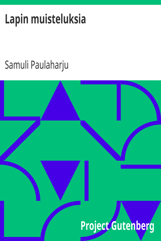 Lapin muisteluksia cover