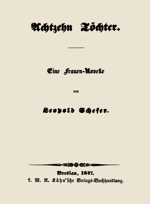 Achtzehn Töchter: Eine Frauen-Novelle cover