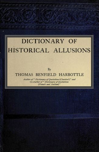 Dictionary of Historical Allusions cover