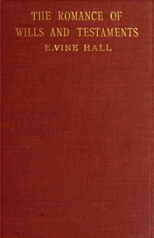 The Romance of Wills and Testaments cover