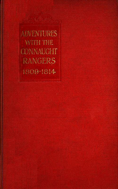 Adventures with the Connaught Rangers, 1809-1814 cover