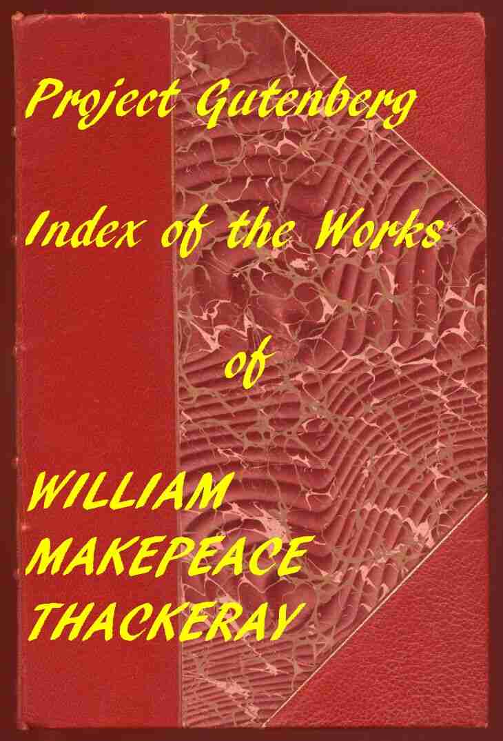 Index of the Project Gutenberg Works of Thackeray cover