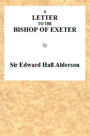 A Letter to the Bishop of Exeter cover
