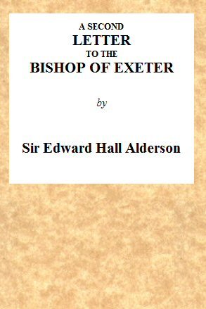 A Second Letter to the Bishop of Exeter cover