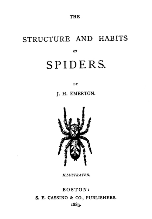 The Structure and Habits of Spiders cover