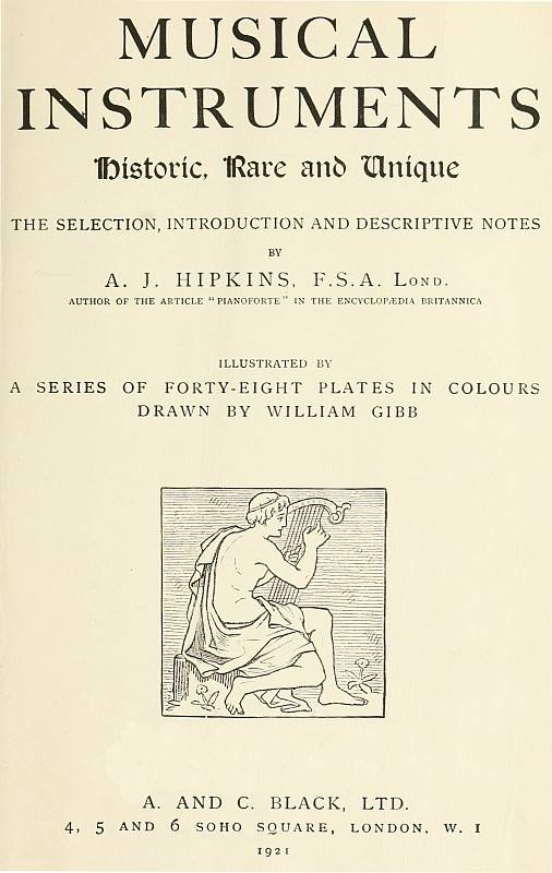 Musical Instruments, Historic, Rare and Unique cover