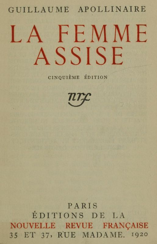 La femme assise cover