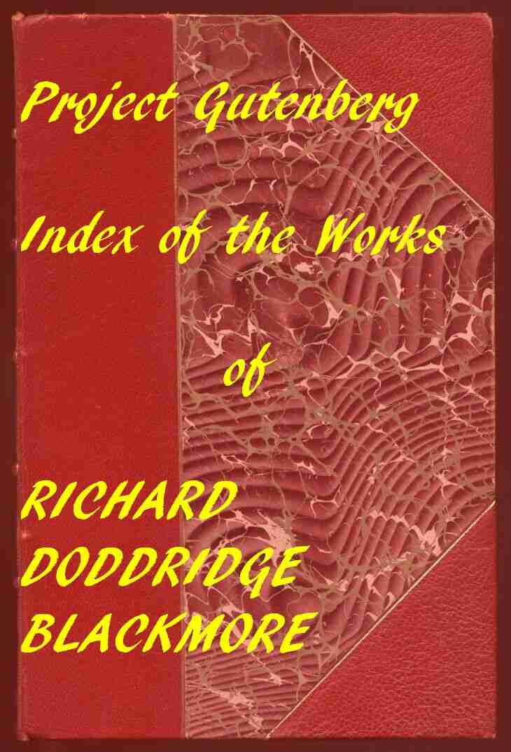 Index of the Project Gutenberg Works of R. D. Blackmore cover