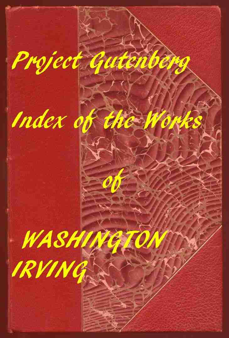 Index of the Project Gutenberg Works of Washington Irving cover