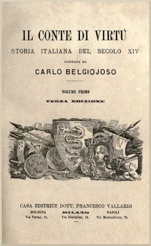 Il Conte di Virtù vol. 1/2 / Storia italiana del secolo XIV cover