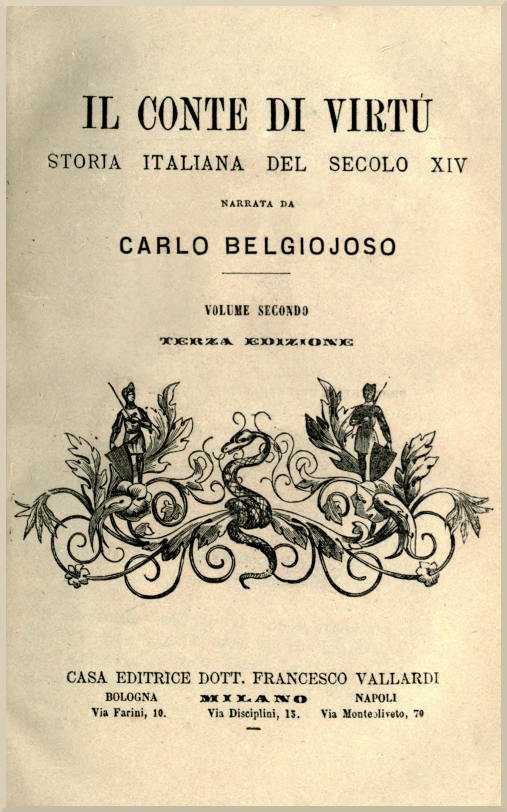 Il Conte di Virtù vol. 2/2 / Storia italiana del secolo XIV cover