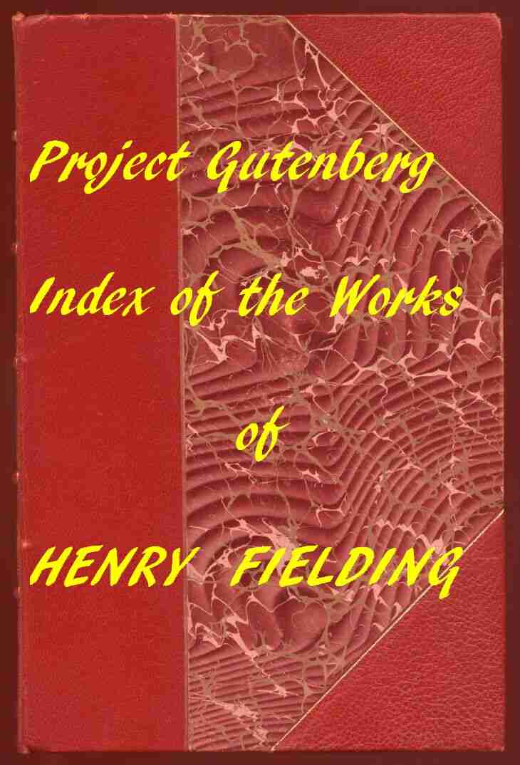 Index of the Project Gutenberg Works of Henry Fielding cover