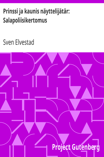 Prinssi ja kaunis näyttelijätär: Salapoliisikertomus cover