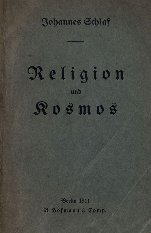 Religion und Kosmos cover