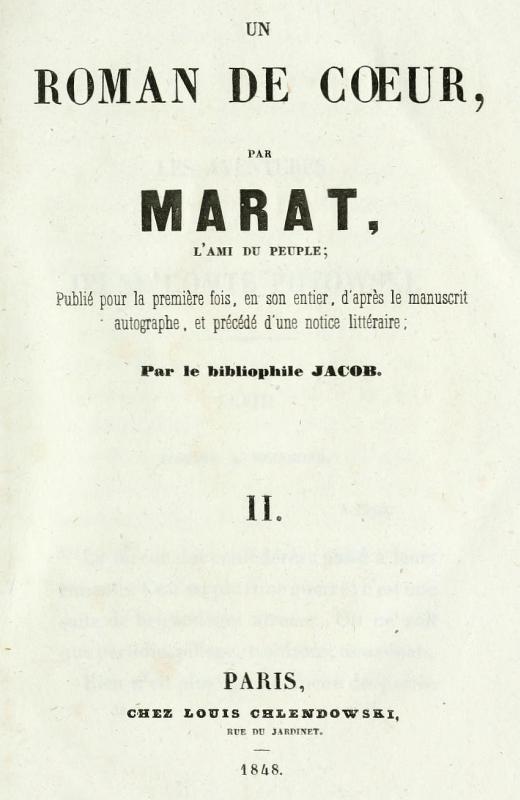 Les aventures du jeune Comte Potowski, Vol. 2 (of 2) / Un roman de coeur par Marat, l'ami du peuple cover