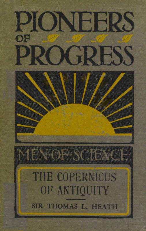 The Copernicus of Antiquity (Aristarchus of Samos) cover