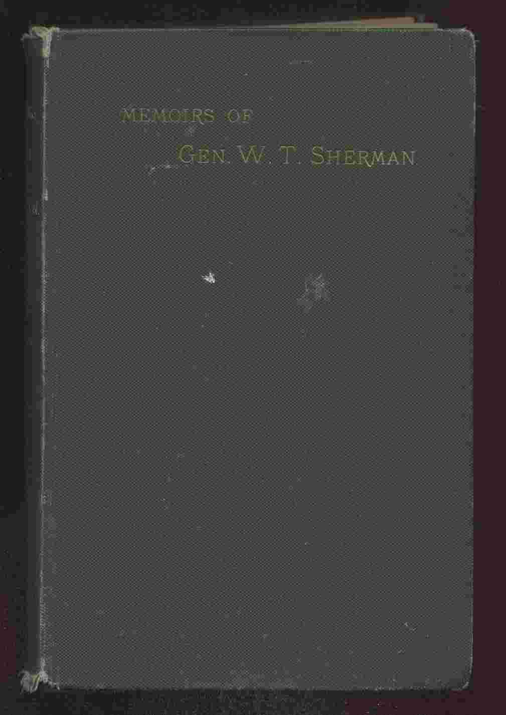 Memoirs of General W. T. Sherman, Volume II., Part 3 cover
