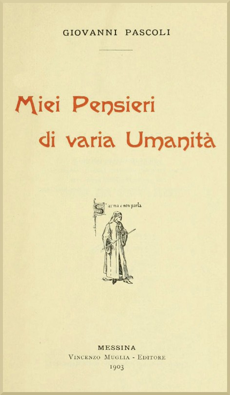 Miei Pensieri di varia Umanità cover