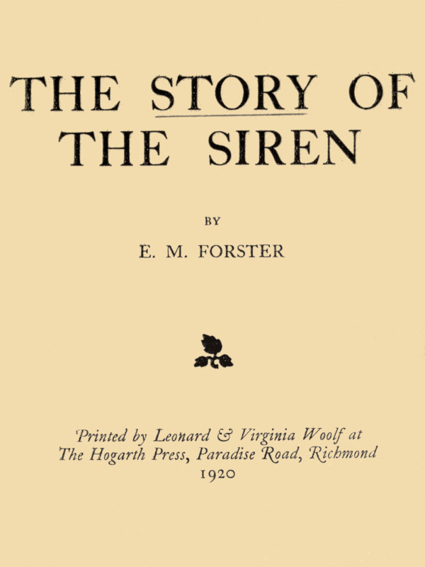 The Story of the Siren cover