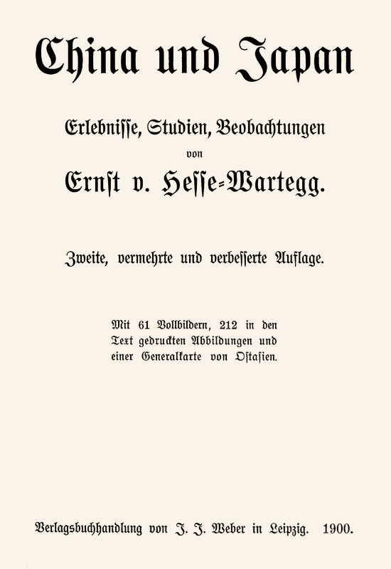 China und Japan: Erlebnisse, Studien, Beobachtungen cover