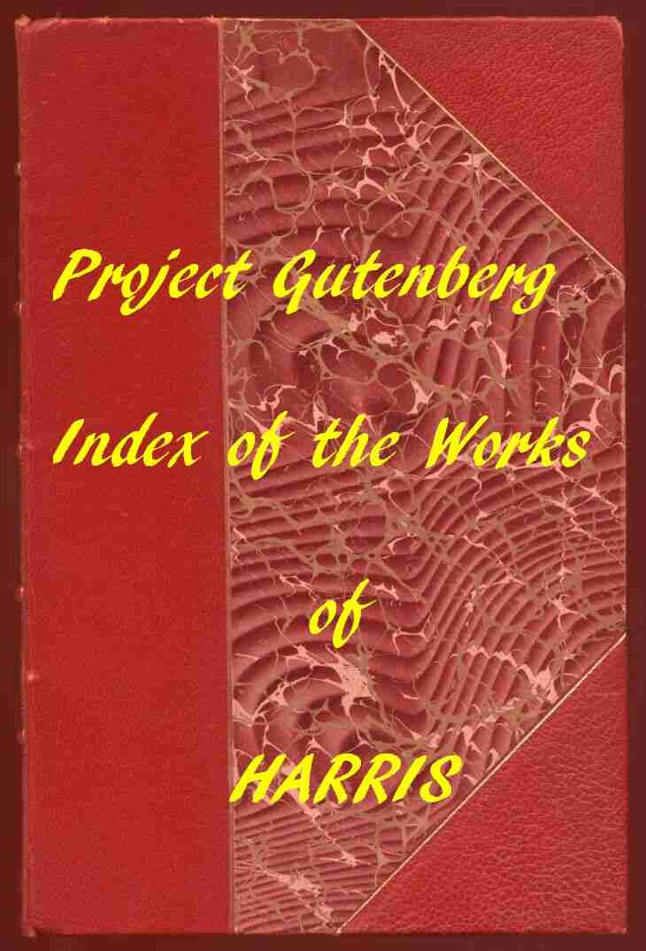 Index of the Project Gutenberg Works of Joel Chandler Harris cover