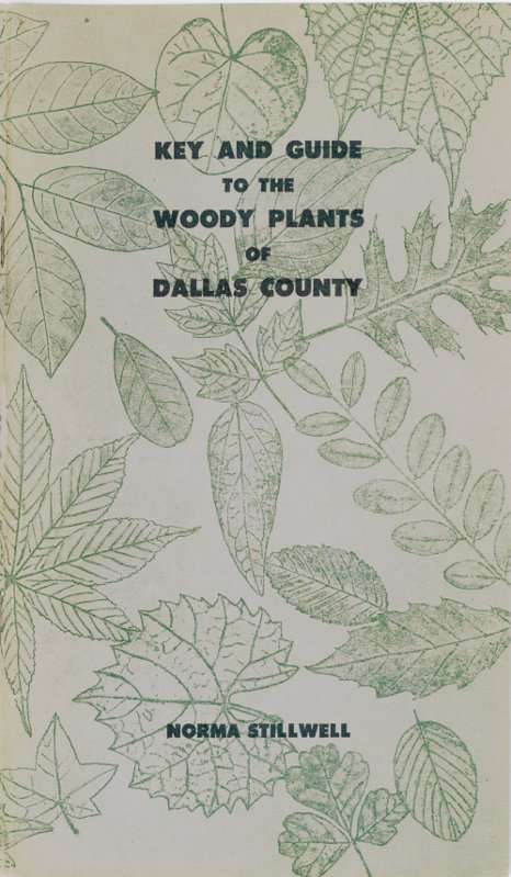 Key and Guide to Native Trees, Shrubs, and Woody Vines of Dallas County cover