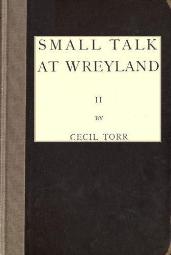 Small Talk at Wreyland. Second Series cover