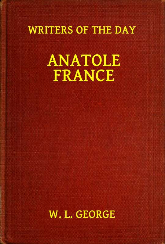 Anatole France cover