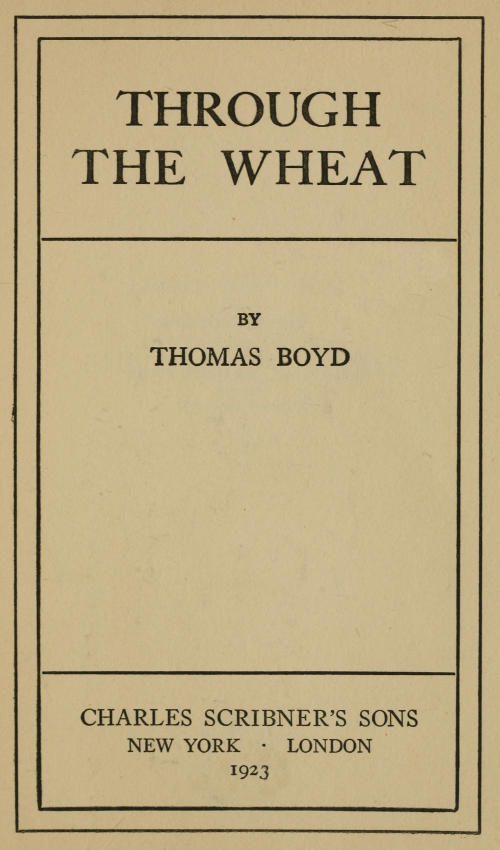 Through the Wheat cover