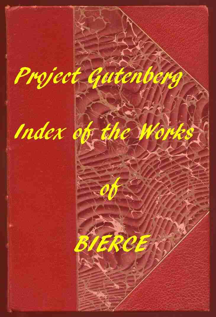 Index of the Project Gutenberg Works of Ambrose Bierce cover