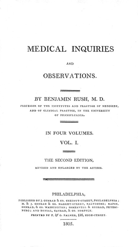 Medical Inquiries and Observations, Vol. 1 / The Second Edition, Revised and Enlarged by the Author cover
