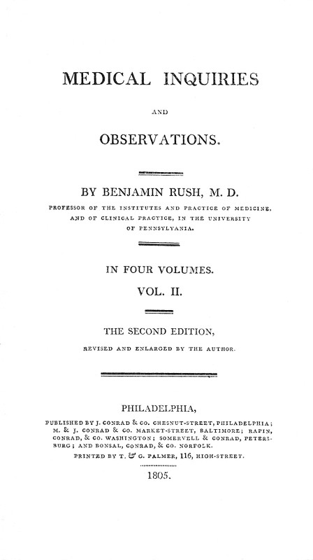 Medical Inquiries and Observations, Vol. 2 / The Second Edition, Revised and Enlarged by the Author cover