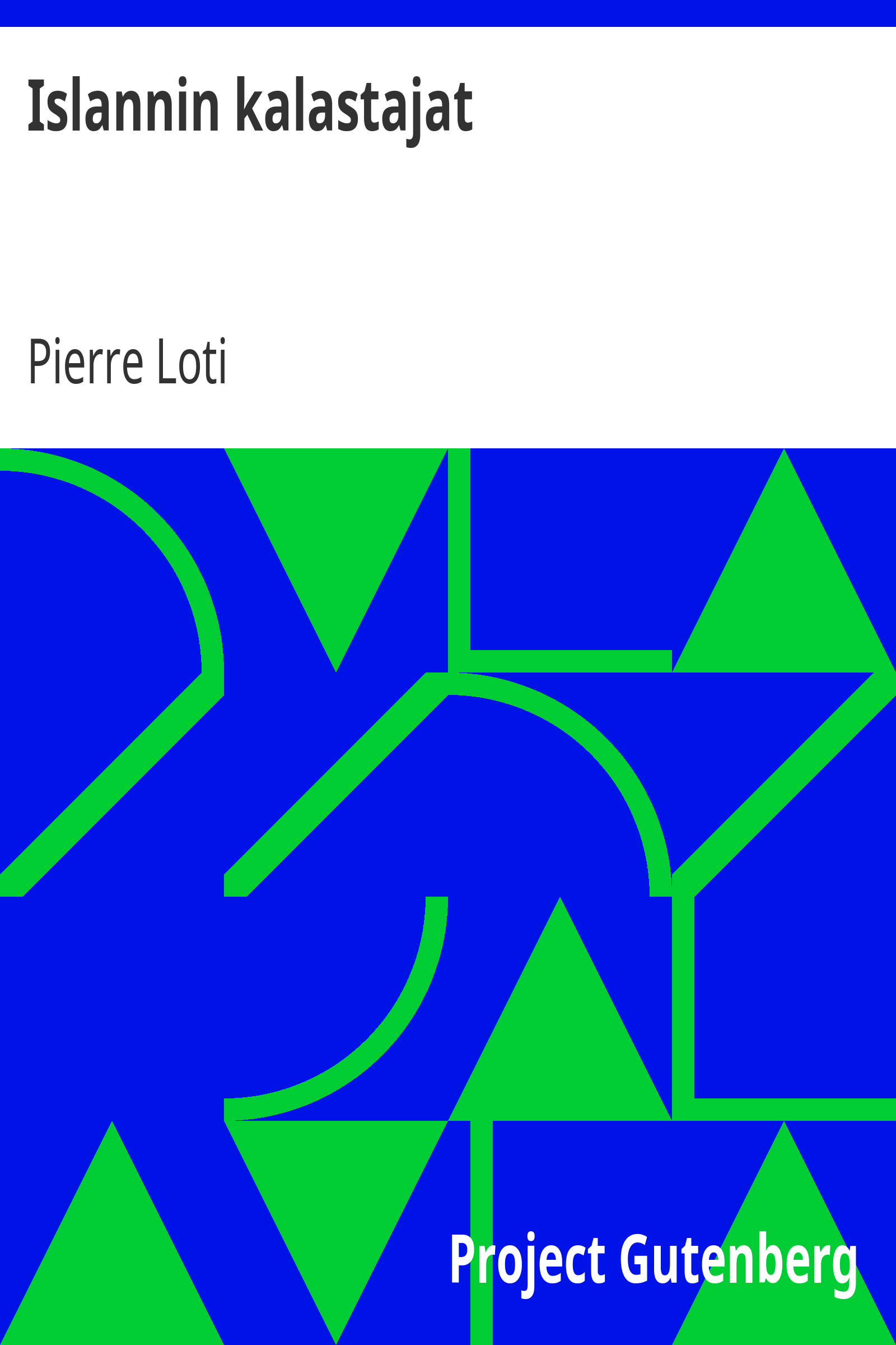Islannin kalastajat cover