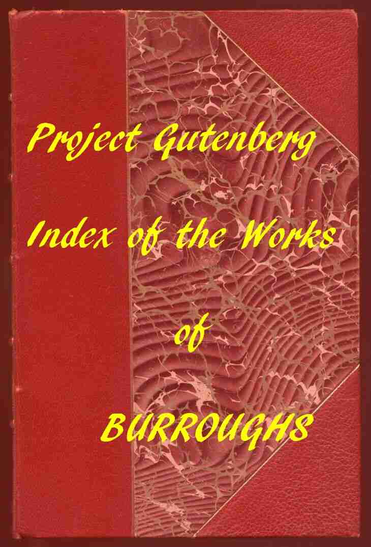 Index of the Project Gutenberg Works of Edgar Rice Burroughs cover