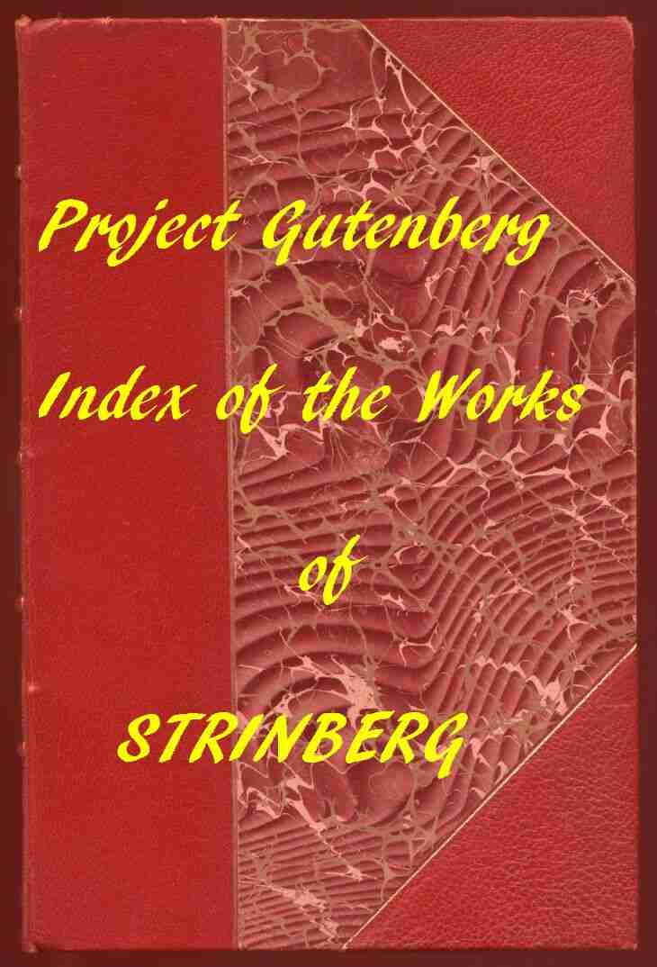 Index of the Project Gutenberg Works of August Strindberg cover