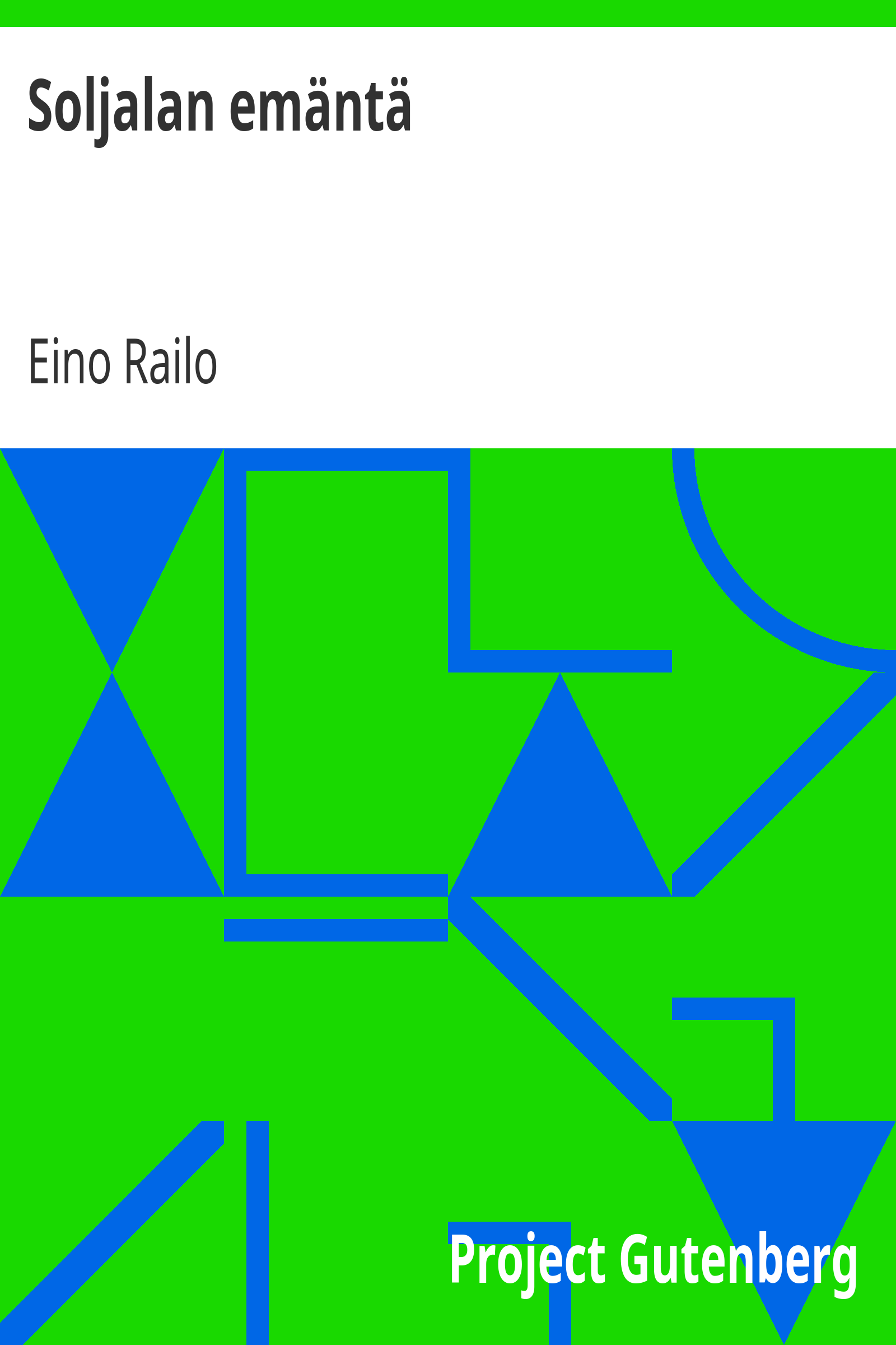 Soljalan emäntä cover