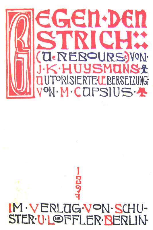 Gegen den Strich cover