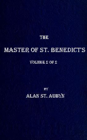 The master of St. Benedict's, Vol. 2 (of 2) cover