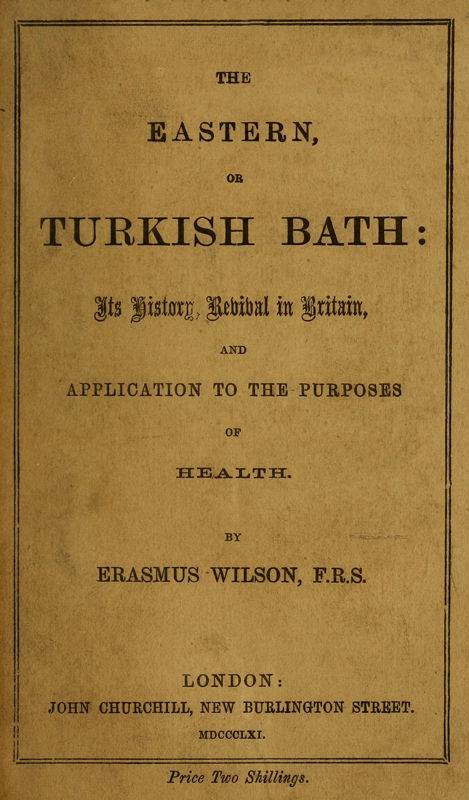 The eastern or Turkish bath cover