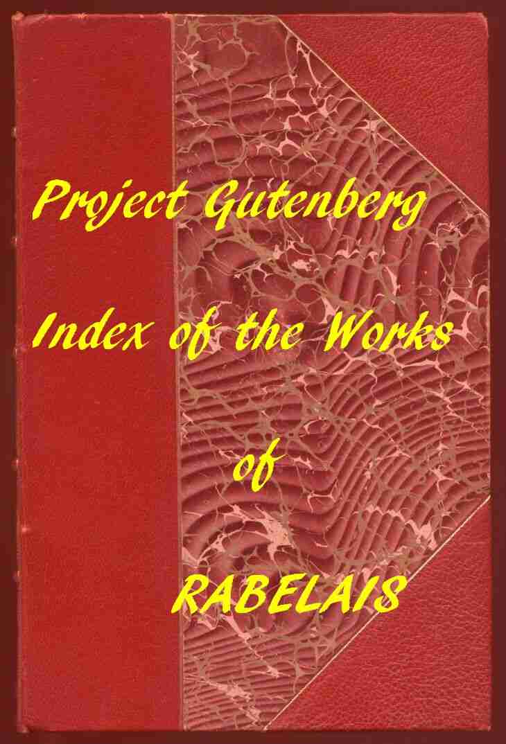 Index of the Project Gutenberg Works of Rabelais cover